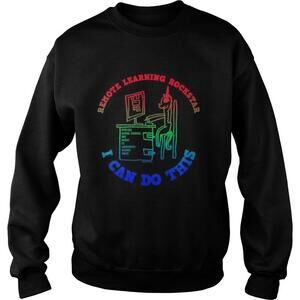 Remote Learning Rockstar Unicorn I Can Do This Mindset Sweatshirt
